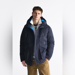 NWOT! PADDED PARKA WITH CONTRAST DETAIL